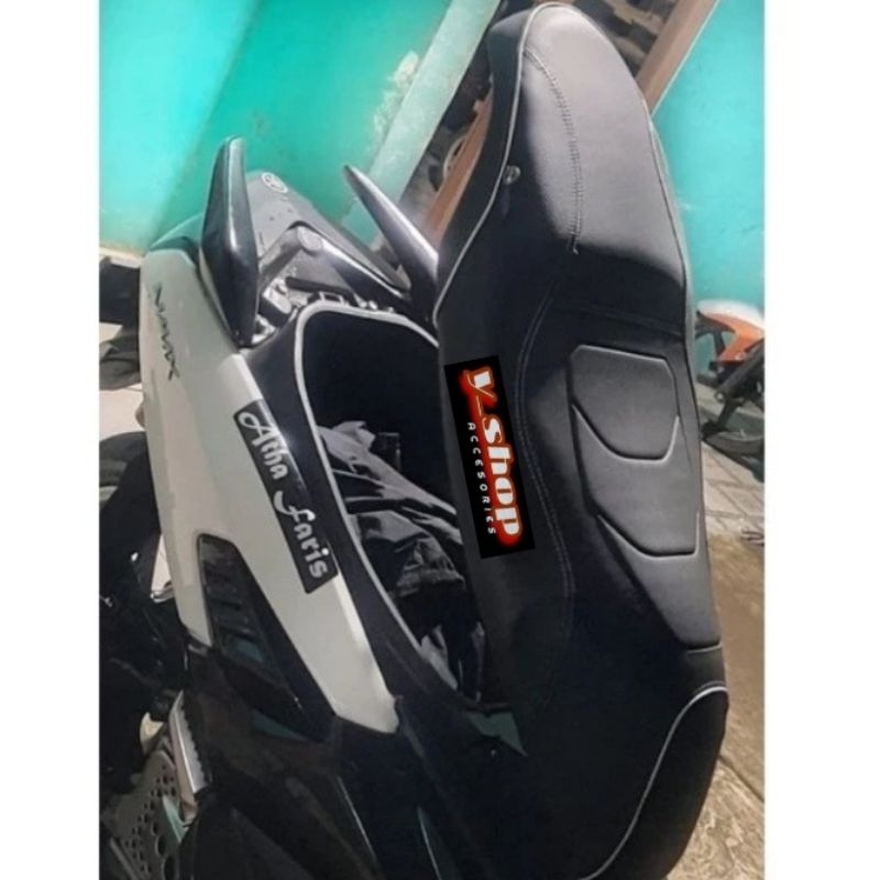 Cover Sarung Kulit Jok Nmax 2022 2023 & Nmax Old Bahan MBtech Modifikasi Model Eropa MBtech
