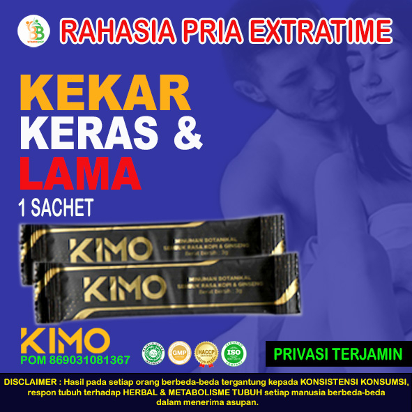 KIMO Obat Kuat Pria Herbal Tahan Lama Stamina Perkasa Original