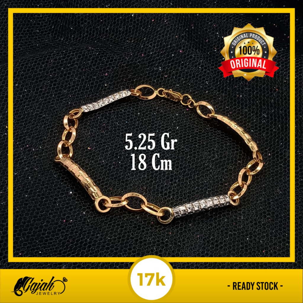 Gelang Emas 17K - 5.25 Gr Kadar 750 - 4851