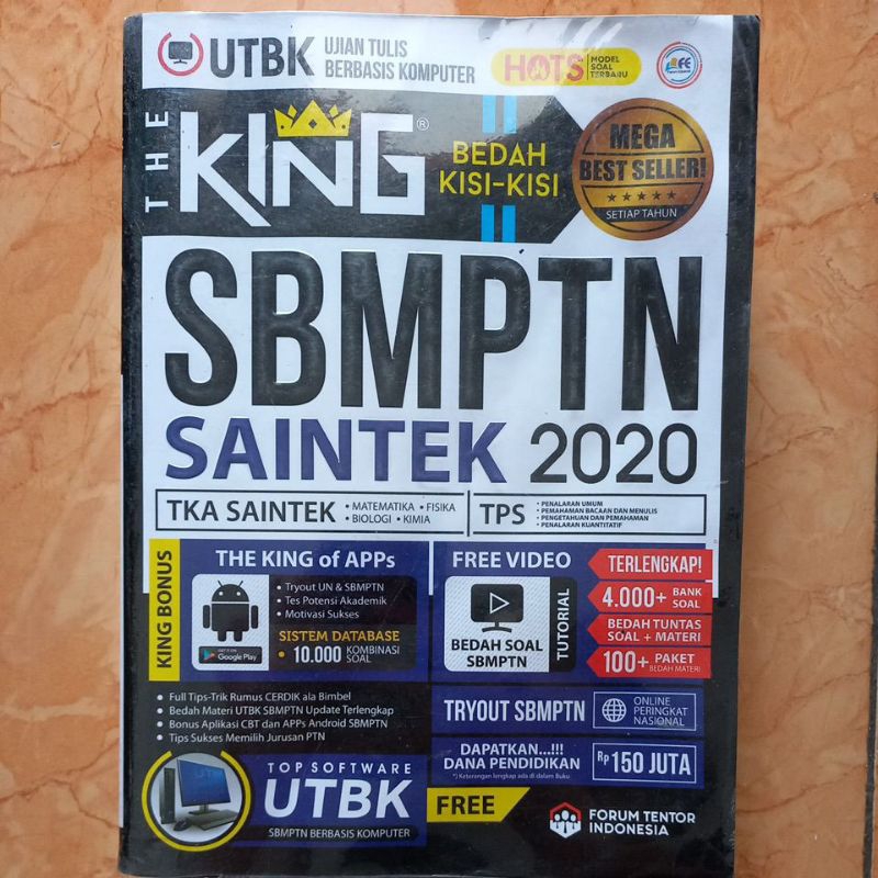 PRELOVED BUKU SBMPTN KING TAHUN 2020 BONUS CD