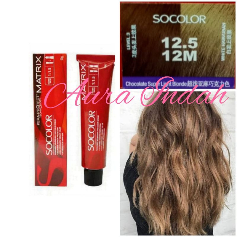 MATRIX SOCOLOR NO. 12.5 / 12M CHOCOLATE SUPER LIGHT BLONDE 90ML