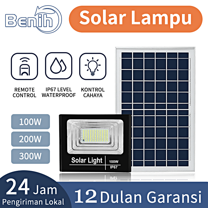 New Solar Battery Solar Light Lampu Solar LED Solar Light Solar Light 300W Outdoor Sensor Cahaya