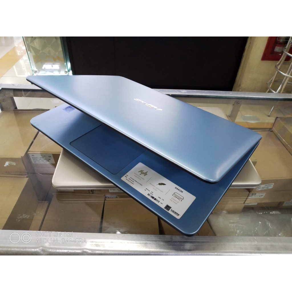 laptop Leptop Bekas second asus X441 RAM 4GB 2GB MULUS BARU PEMAKAIAN SSD 128 14 INC