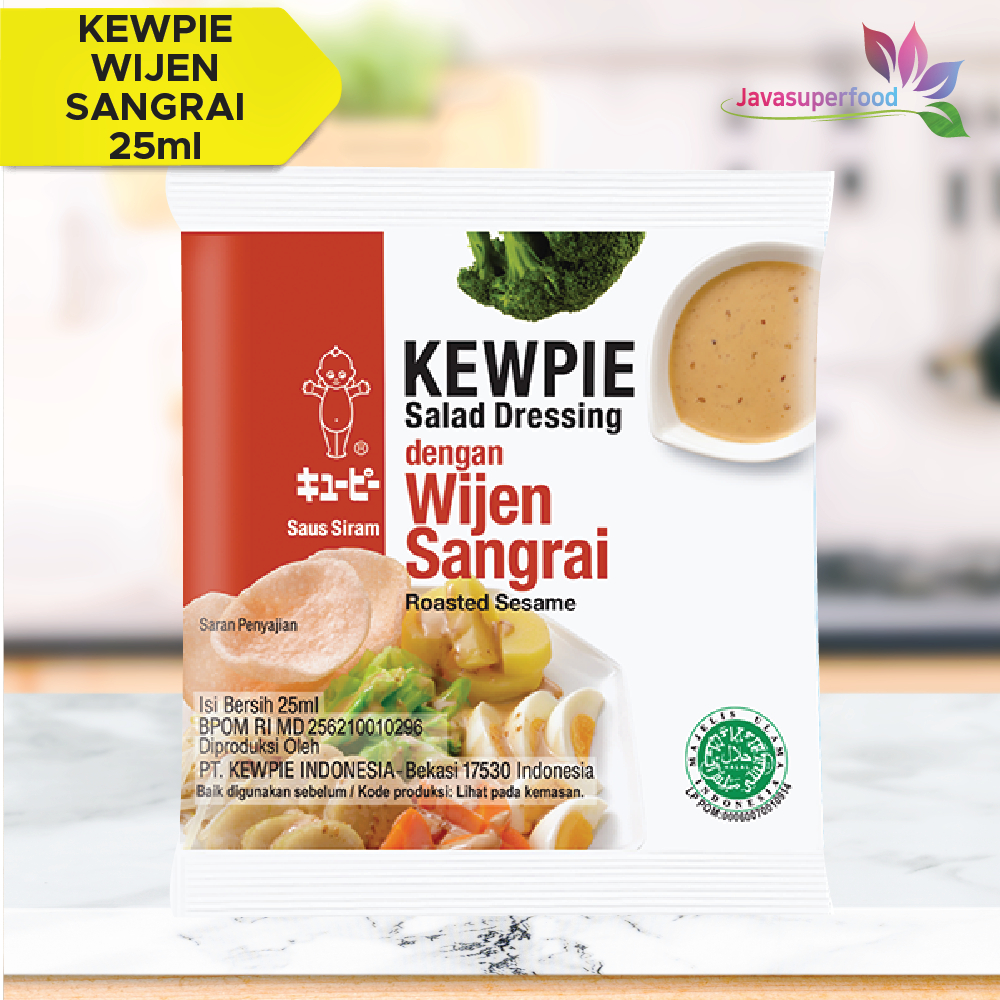 Kewpie Saus Salad Wijen Sangrai 25ml - Salad dressing