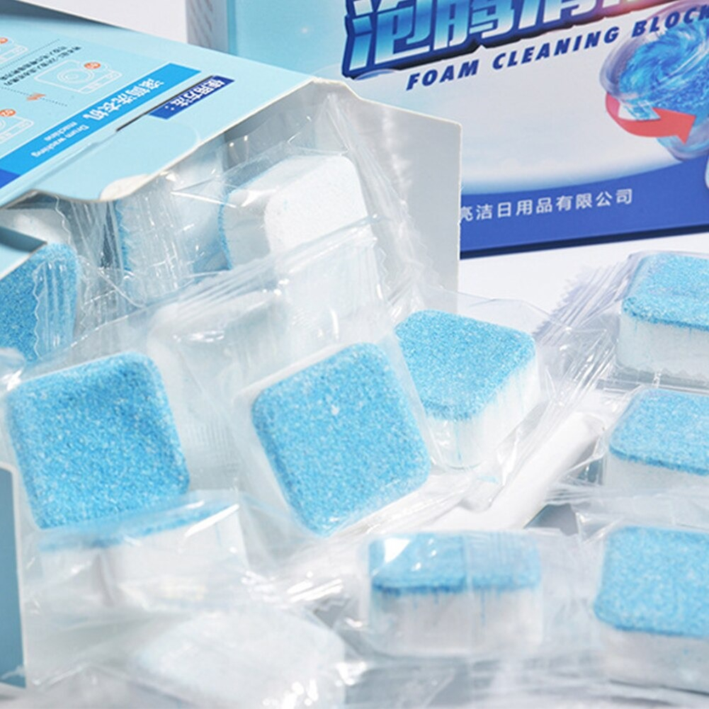 Tablet Pembersih Tabung Mesin Cuci Washing Machine Cleaner 1PCS - WFY457 - Blue