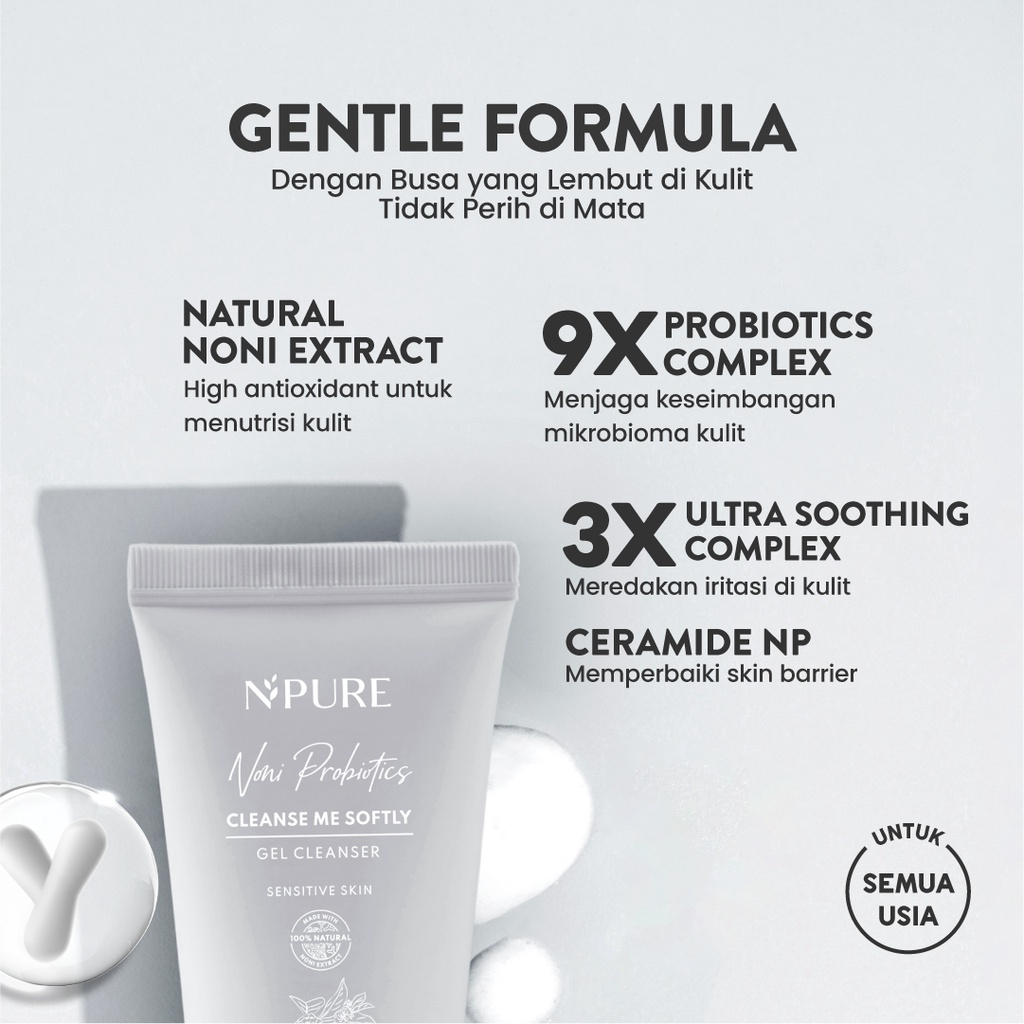N'PURE / NPURE Hypoallergenic Gel Cleanser Gentle Skin Cleanser Pembersih Wajah Hypoallergenic