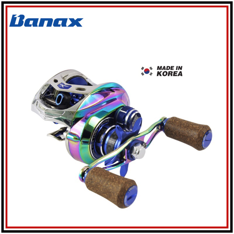 REEL BAITCASTING BANAX APOLLO TITAN SV 111RL 11BB MADE IN KOREA MAX DRAG 8KG