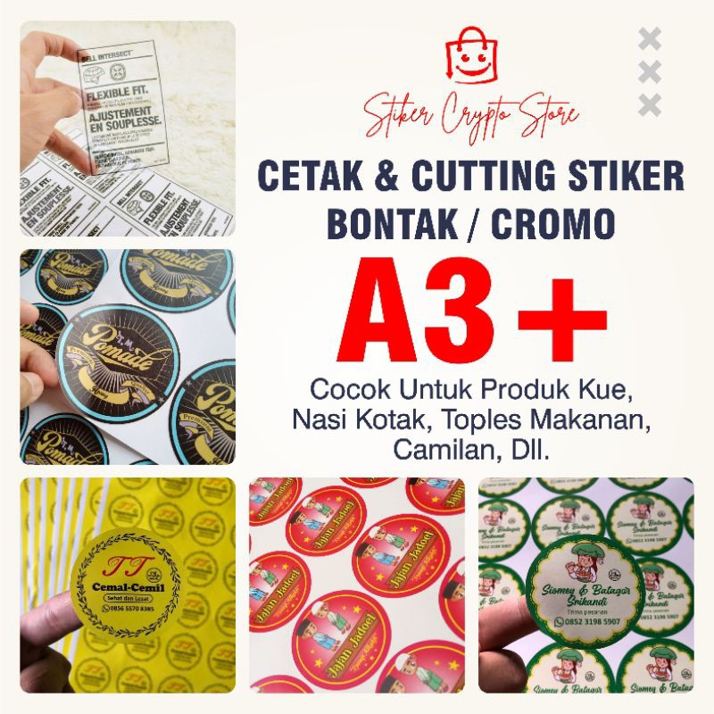 

Cetak Stiker A3+ Bontak Chromo