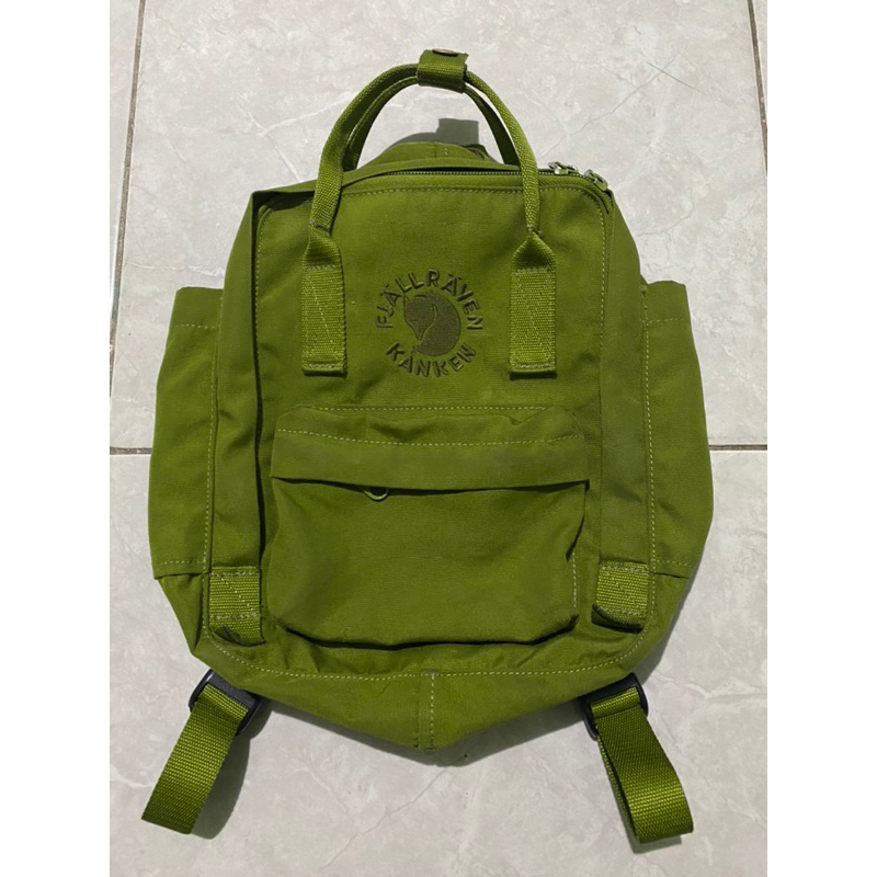 PRELOVED Tas Ransel Fjallraven Kanken Mini - Army Green / SOLD