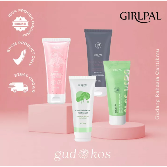 GIRLPAL Peeling Gel  | Peel Off Mask | Aloe Vera Gel | Eksfoliasi Wajah