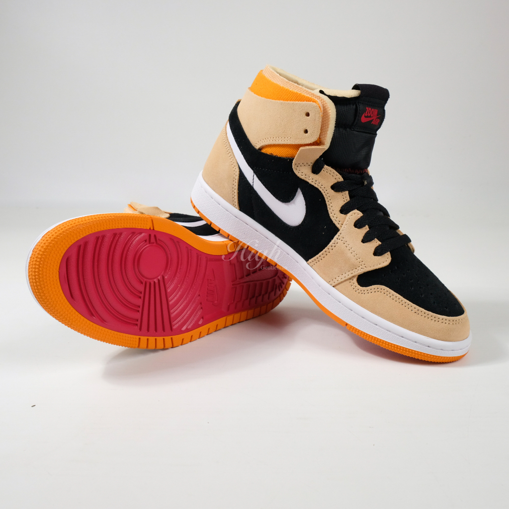 Air Jordan 1 Zoom CMFT Pumpkin Black Cream CT0978-200