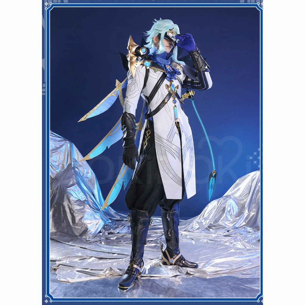 Il Dottore Cosplay Game Genshin Impact 【S-3XL】 Fatui Harbinger Il Dottore Cosplay Costume Doctor Plus Size Costume