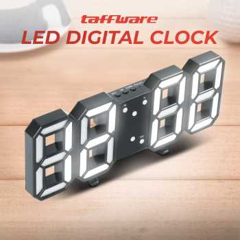 Taffware Jam Meja LED Digital Clock - TS-S60-W