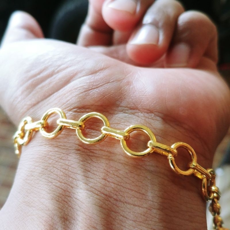 Gelang Ring 88 Lapis Emas 24k