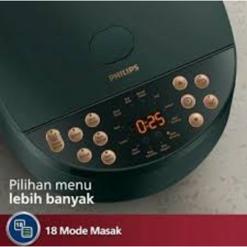 MAGIC COM PHILIPS HD 4515 / HD4515 RICE COOKER DIGITAL 1.8 LITER