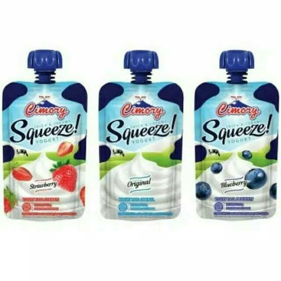 

Yogurt Cimory Squeeze/susu fermentasi/susu asam/yogurt enak dan creamy