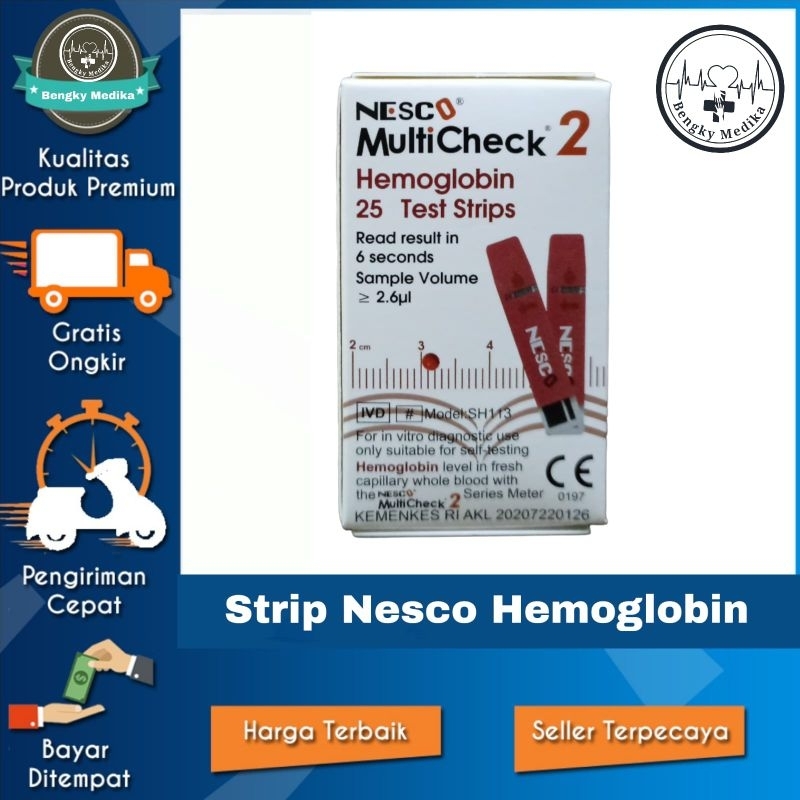 Strip Nesco Hemoglobin  Strip HB Nesco  Strip Hemoglobin