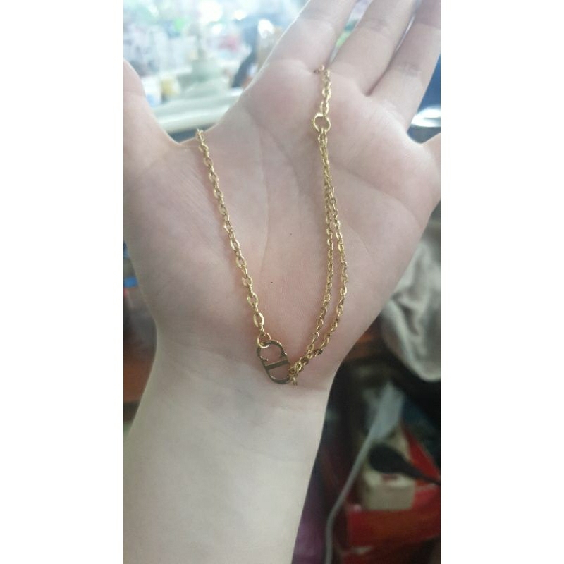 kalung layer nori trixie polos emas asli 700 70% 16k cd gold
