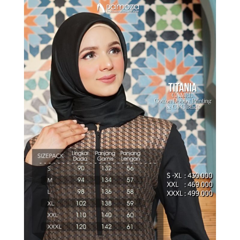 GAMIS HITAM/ GAMIS DAMOZA TITANIA