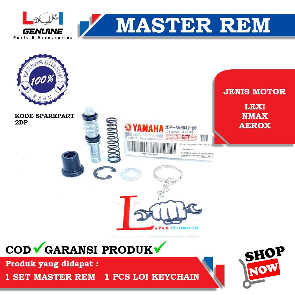 -LOI- MASTER REM KIT DEPAN YAMAHA NMAX, LEXI, AEROX 2DP