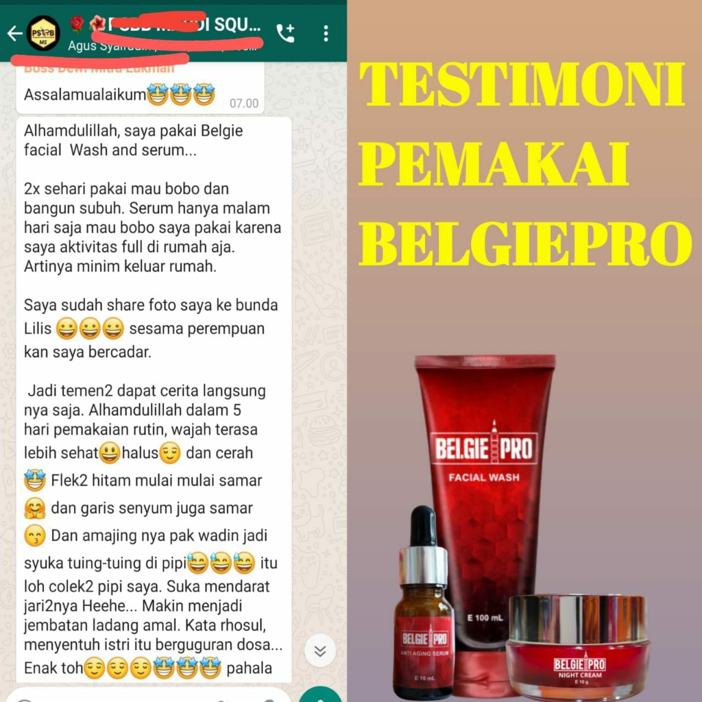 PAKET DAY CREAM &amp; NIGHT CREAM BELGIE PRO ORIGINAL