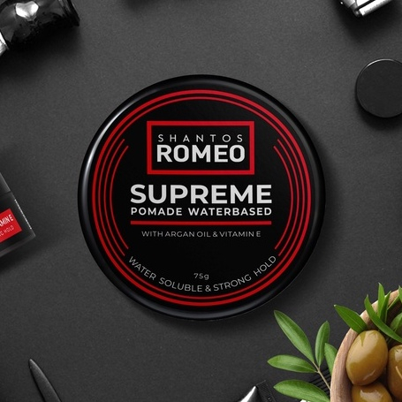 Shantos Romeo Supreme Pomade Series | Water Based | Oil Based 75 Gr