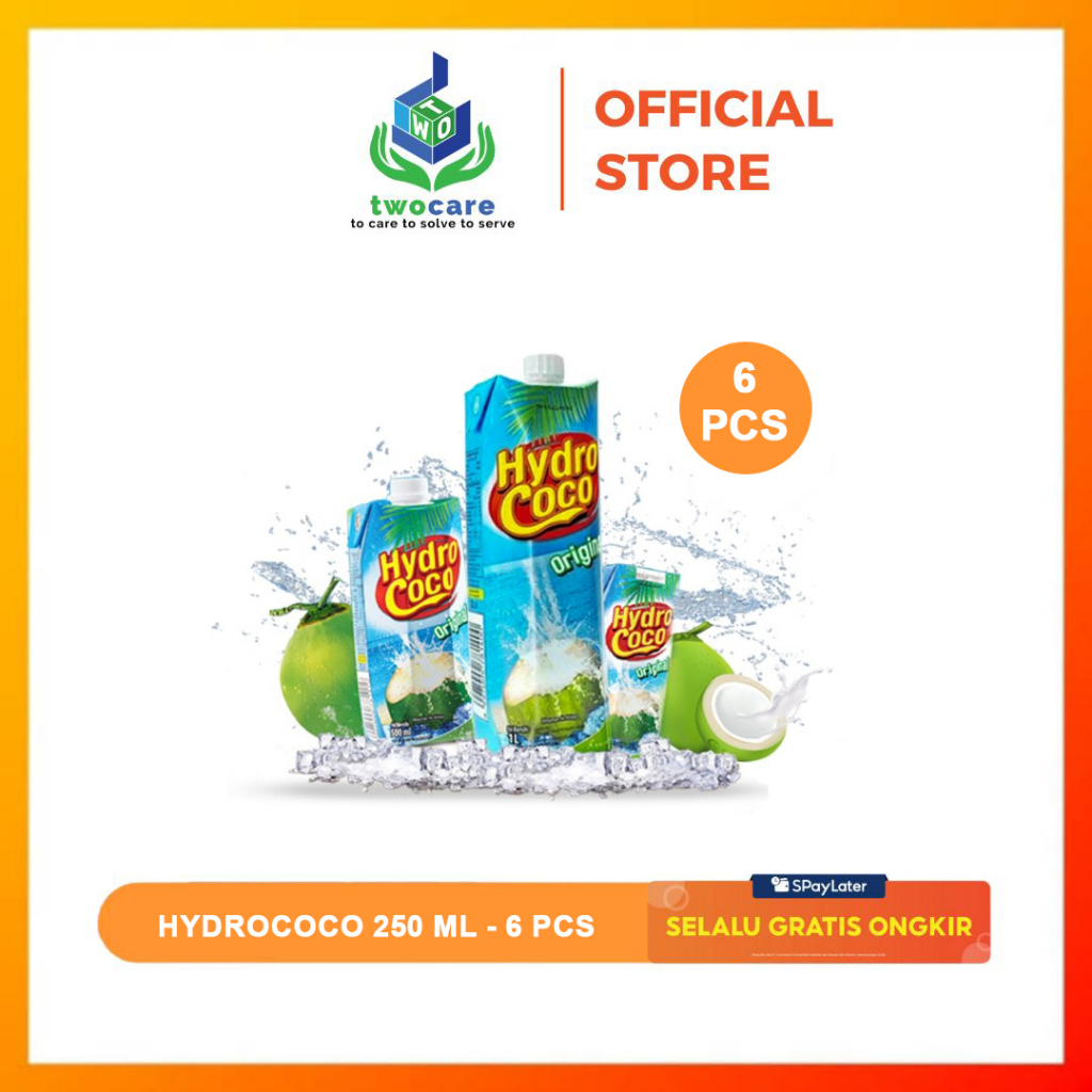 

Hydro Coco Original 250 ml Air Kelapa Hydrococo Isi 6 PCS