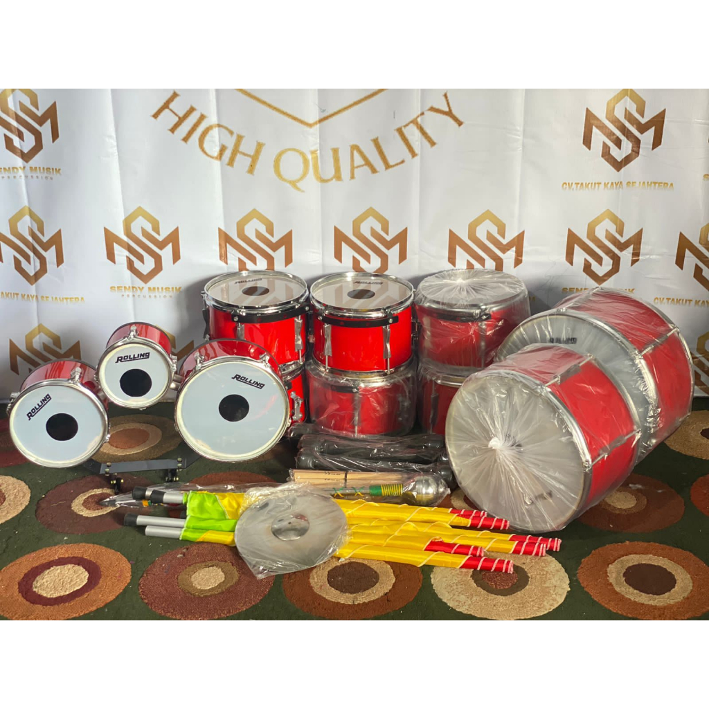DRUMBAND MARCHINGBAND PAHE 3 (PAKET HEMAT 3) TK / PAUD 24 PERSONIL