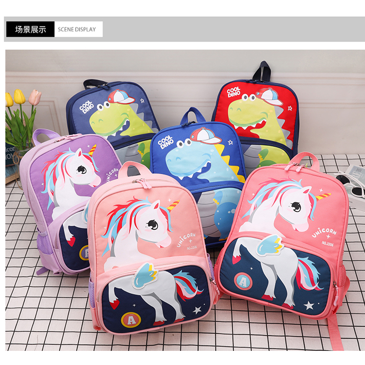 [MToys] Tas Ransel Anak Sekolah Motif Kuda Cantik Buat TK dan Paud Kualitas Import Premium -M0237