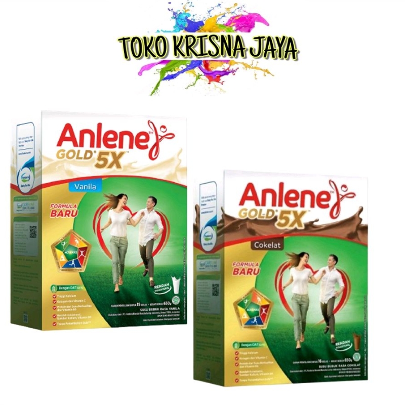 

ANLENE GOLD PLUS 5X SUSU KALSIUM BUBUK VARIASI COKLAT | VANILLA NETTO 240 GR