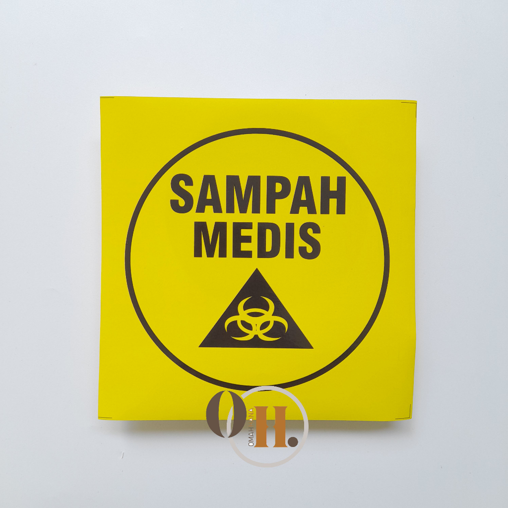 

Stiker Sampah Medis - Stiker Label Sampah Medis - Stiker chromo