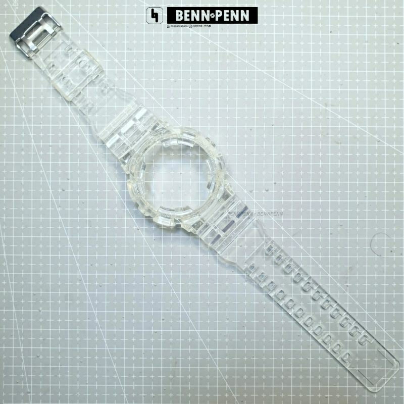 STRAP BEZEL JAM TANGAN CASIO G SHOCK GA 100 / GD 100 JELLY GLOSSY