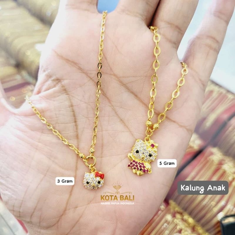 Kalung Anak mulai dari 2 Gram emas 875%