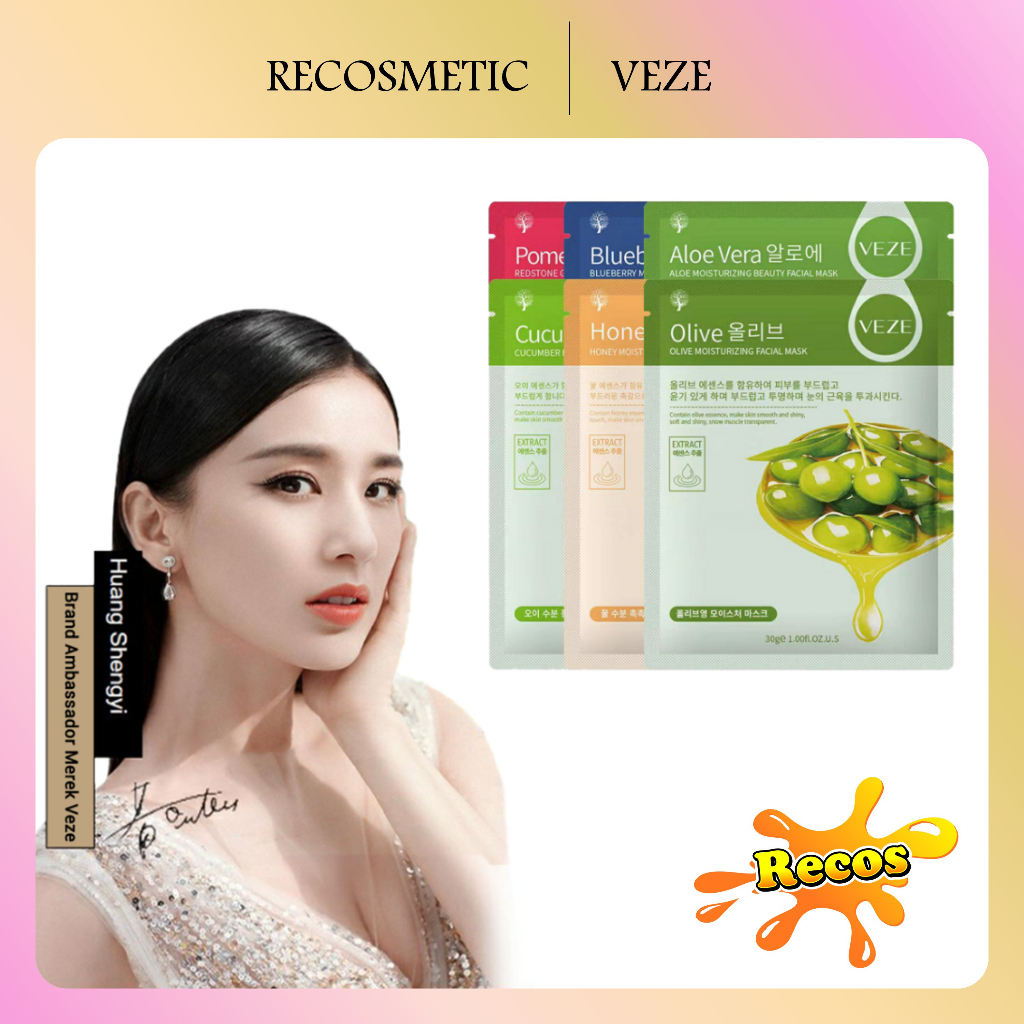 MASKER ROREC/VEZE/HCHANA ORIGINAL 100%/ ROREC Natural Skin/ Masker Wajah Rorec Hchana