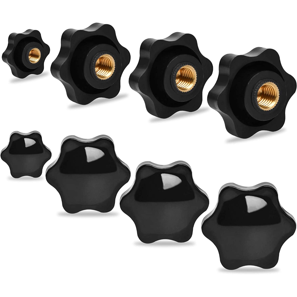 BAUT KEPALA HANDLE KNOB FEMAIL THREAD SCREW KNOB DRAT TIDAK BERLUBANG M5 M6 M8 M10 M12