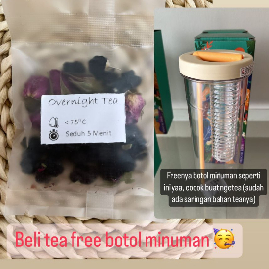 

Paket Promo Overnight Beauty Tea Free Botol Minuman
