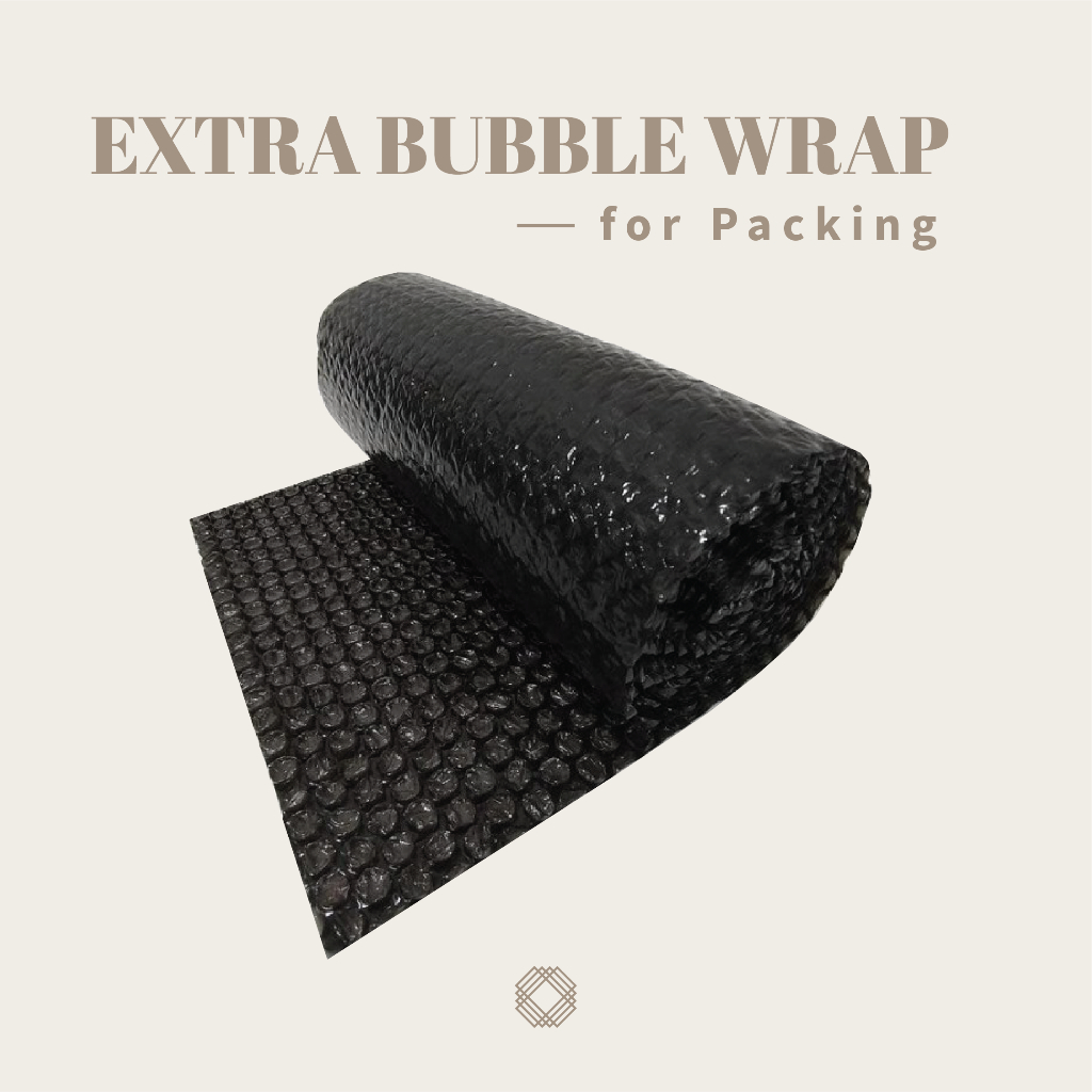 

Extra Bubble Wrap untuk packing