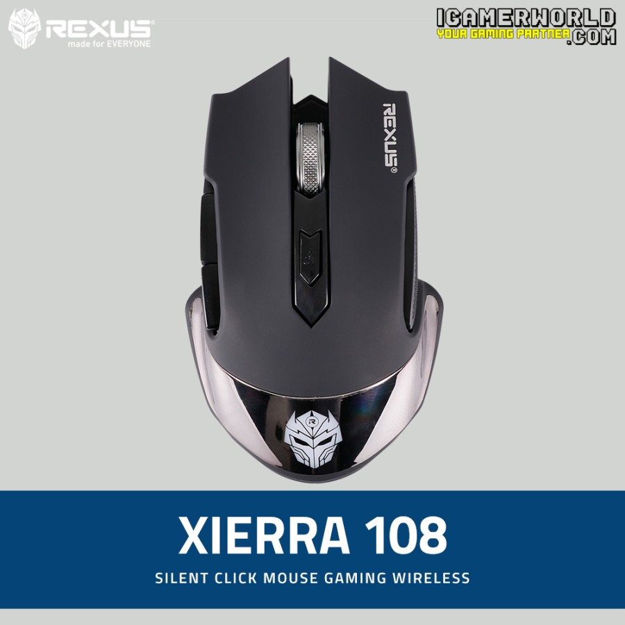 Rexus Xierra 108 Silent Click Wireless Gaming Mouse