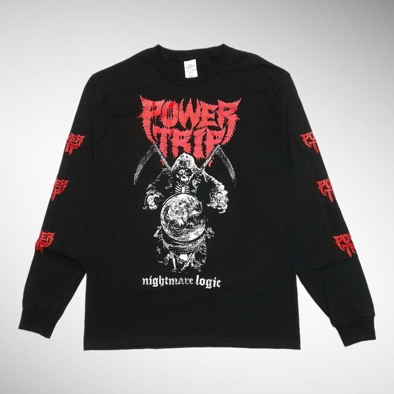 Long sleeve power trip - nightmare logic reaper