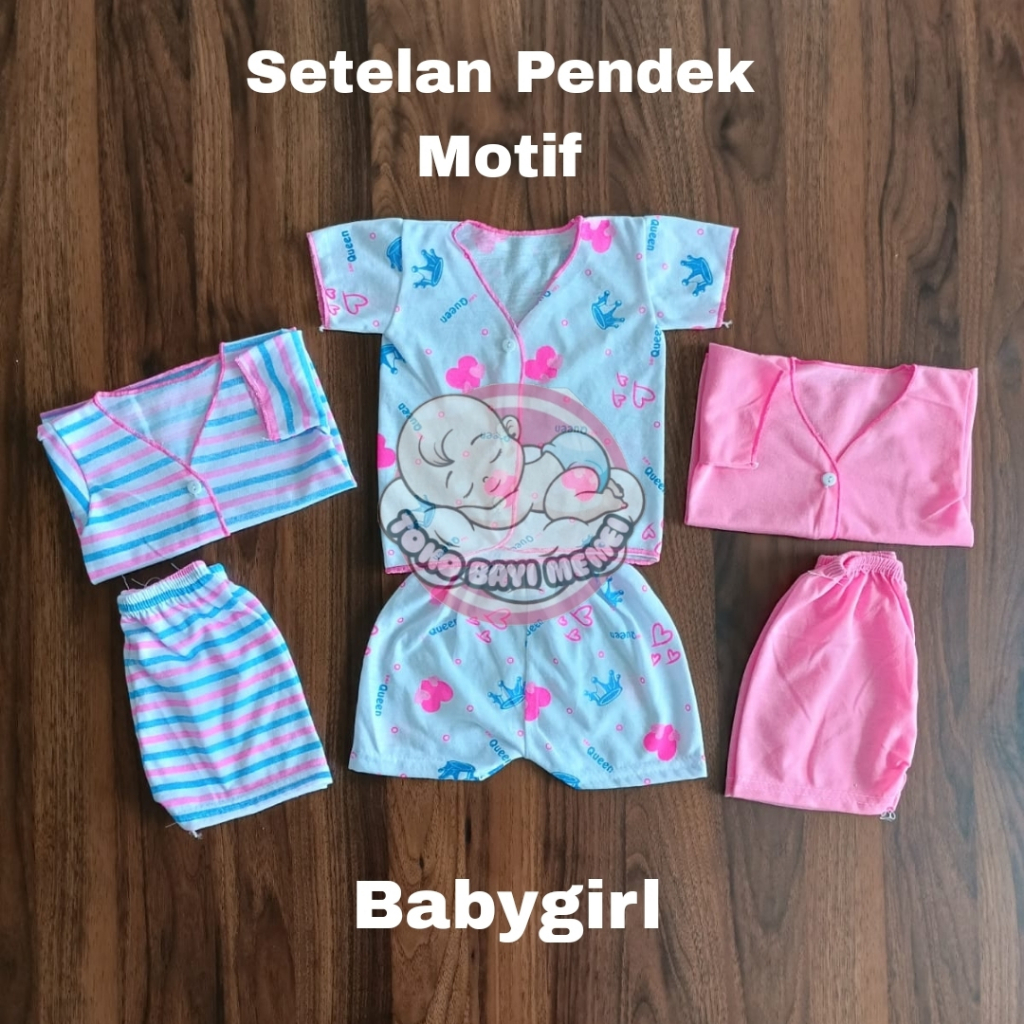 Setelan Bayi MOTIF Perlengkapan Bayi Lahir