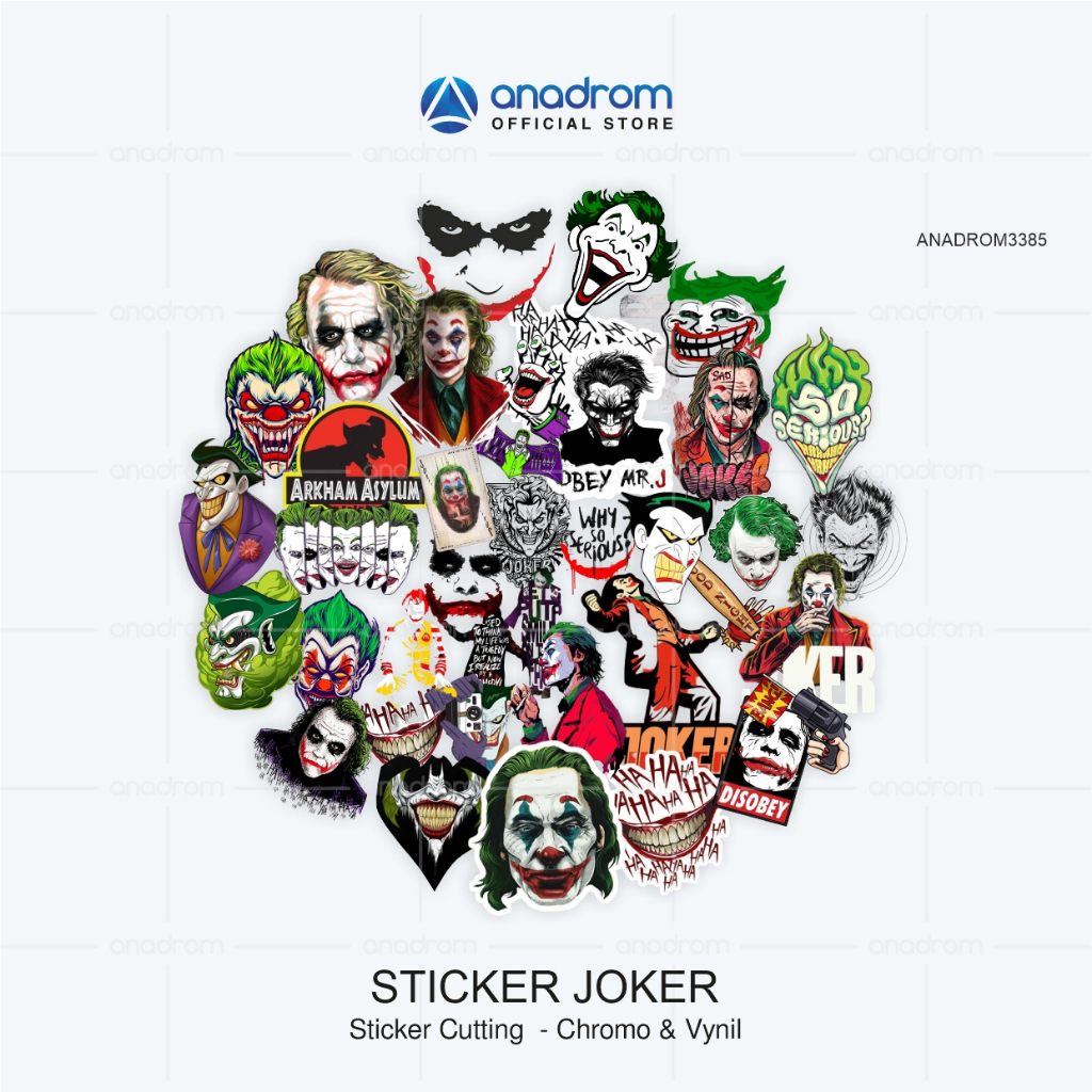 

Sticker Character Joker | Sticker Aesthetic Joker | Anadrom 3385