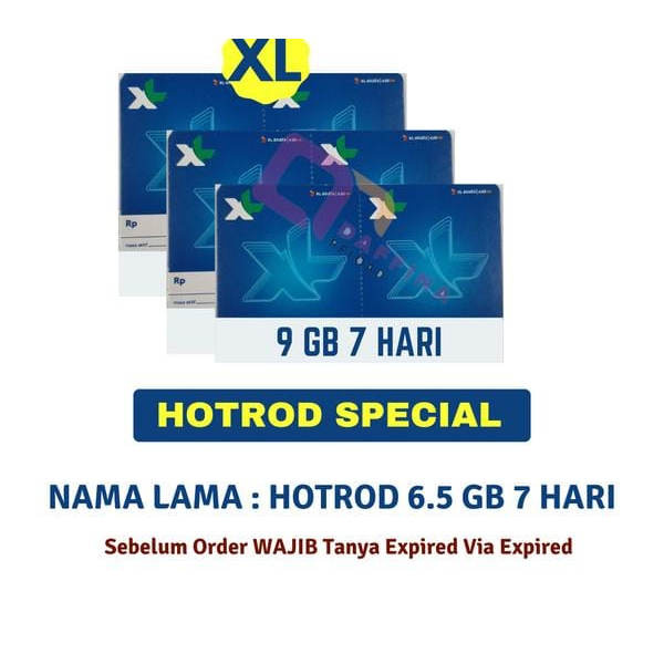 Voucher XL Hotrod Special XL 7 Hari