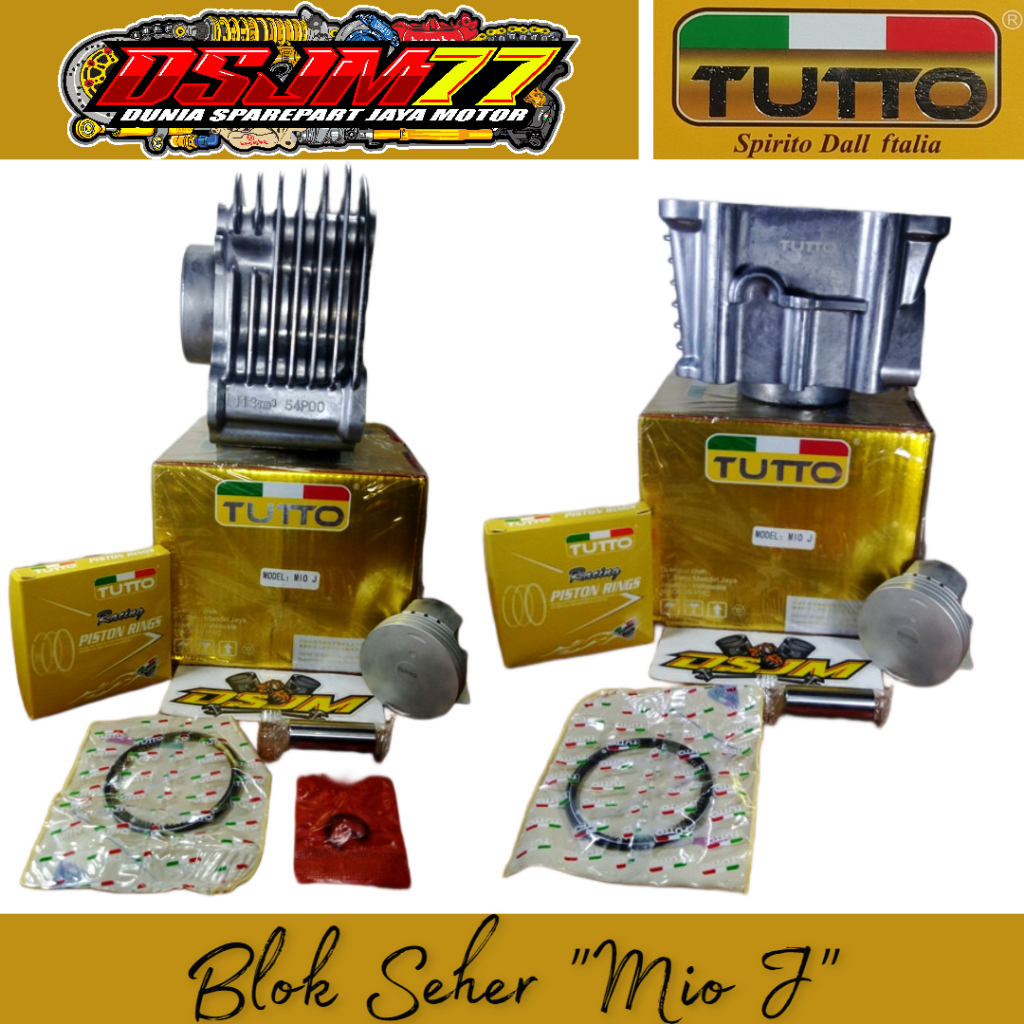 BLOK SEHER MIO J KOMPLIT - BORING MIO J ASSY - CYLINDER BLOK MIO J BORING MIO J X RIDE 115 FINO 115 
