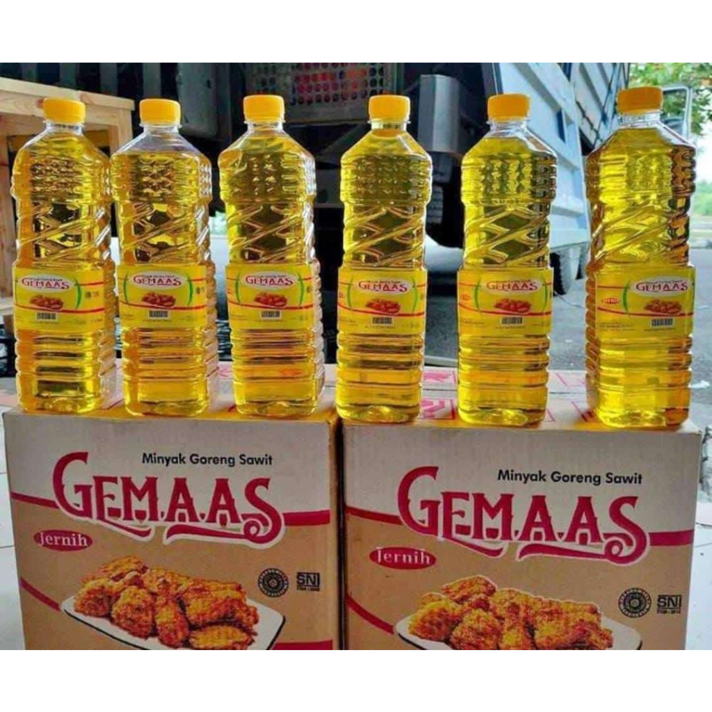 

MINYAK GORENG GEMAAS BOTOL 1LITER @12botol/krat