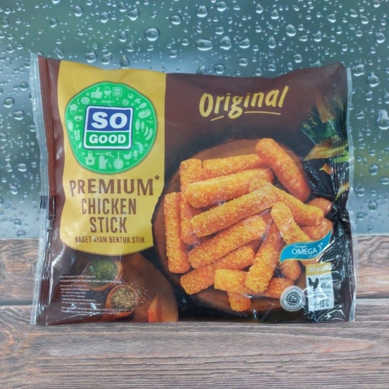 

SO GOOD PREMIUM CHICKEN STICK ORIGINAL 400GRAM