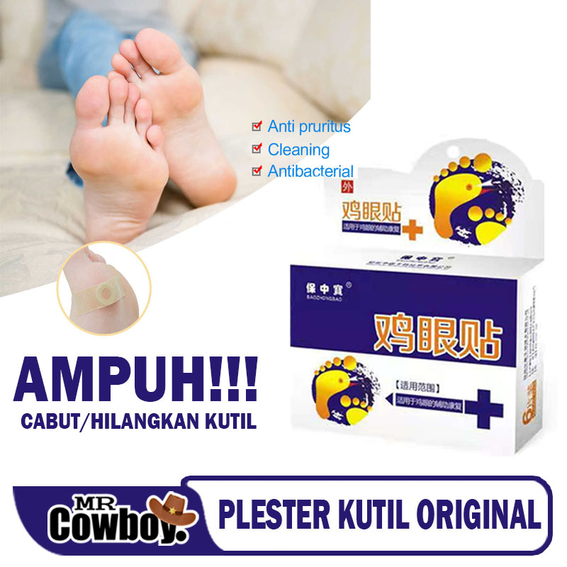 [ORI] Ji Yen Tie Plester Obat Kutil Mata Ikan Kapalan - 1 Box Isi 6 Pcs