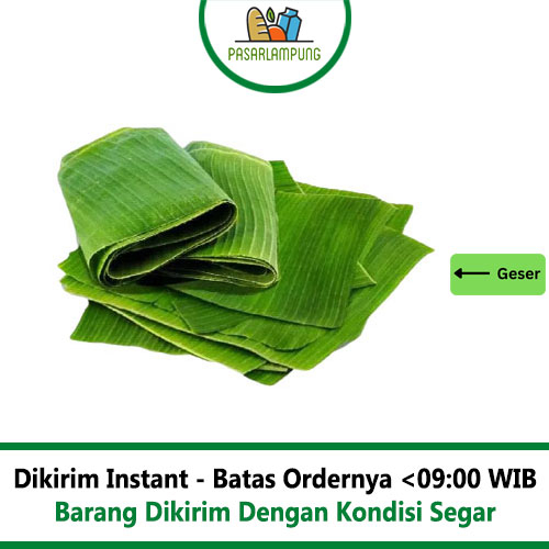 Daun Pisang Per Ikat Pasar Lampung