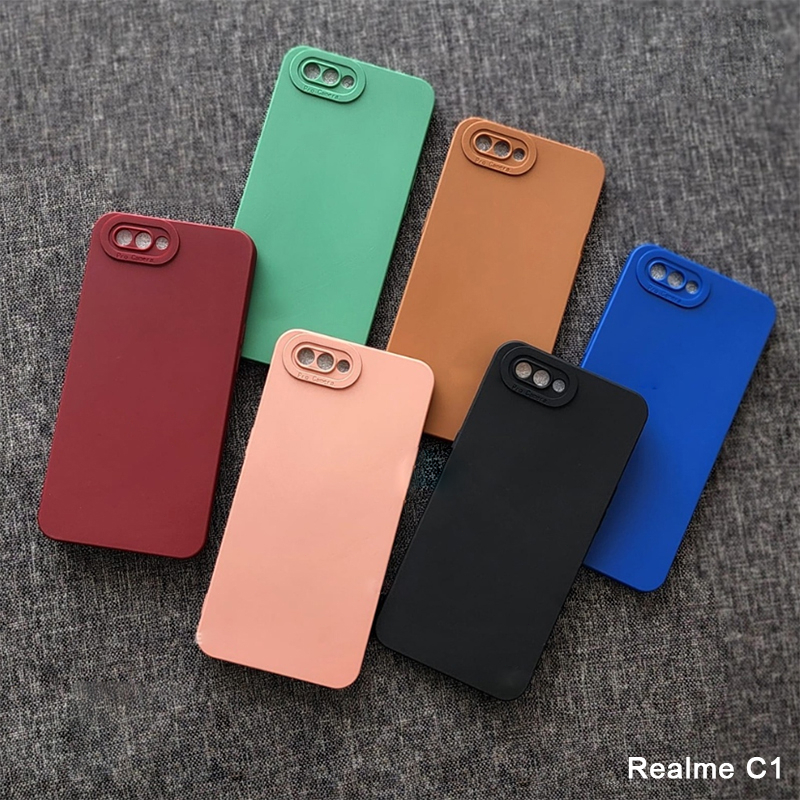 Softcase Realme 5 Realme 5S Realme 5i Realme 6i Realme C3 Realme C2 Realme C1 Realme 2 Pro Realme U1 Case 3D Pro Camera Gel Silika Casing