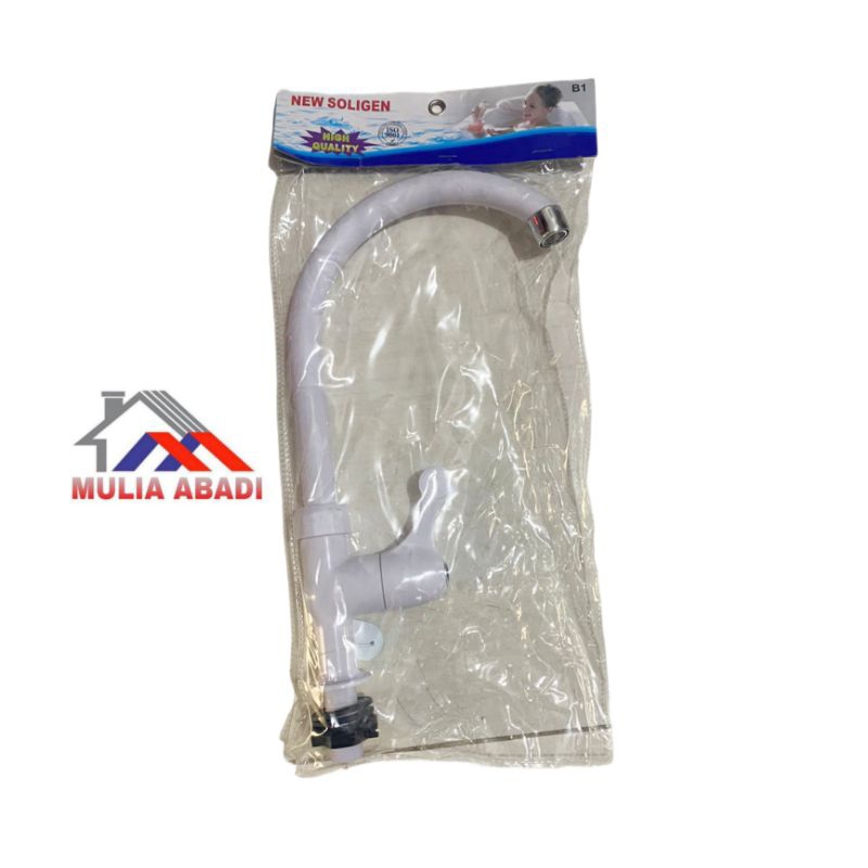 KRAN ANGSA TANCAP PVC SOLIGEN/kran angsa tanam meja