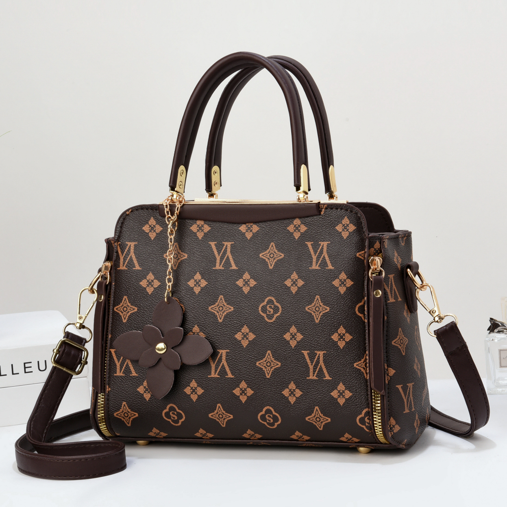 BJ43606 - COFFEE/BROWN/BLACK/BEIGE - TAS JINJING SLEMPANG TAS WANITA FASHION IMPORT MODIS ELEGAN TERMURAH TERLARIS TERBARU BAGSTORE JAKARTA TAS BATAM BQ3606